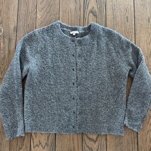 Z Supply Gray Button-Up Women's Sweater